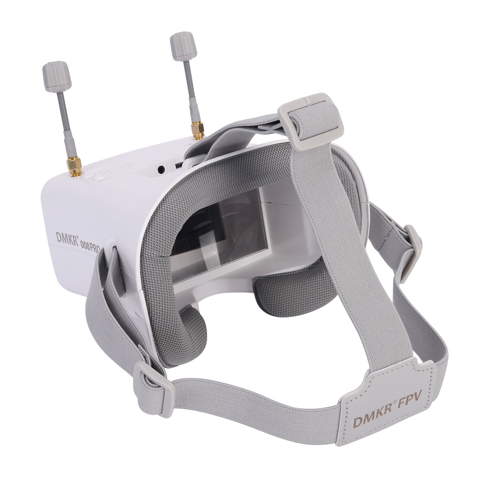 Fpv Drone Goggles - Orijinal 008D PRO Beyaz FPV Gözlüğü,