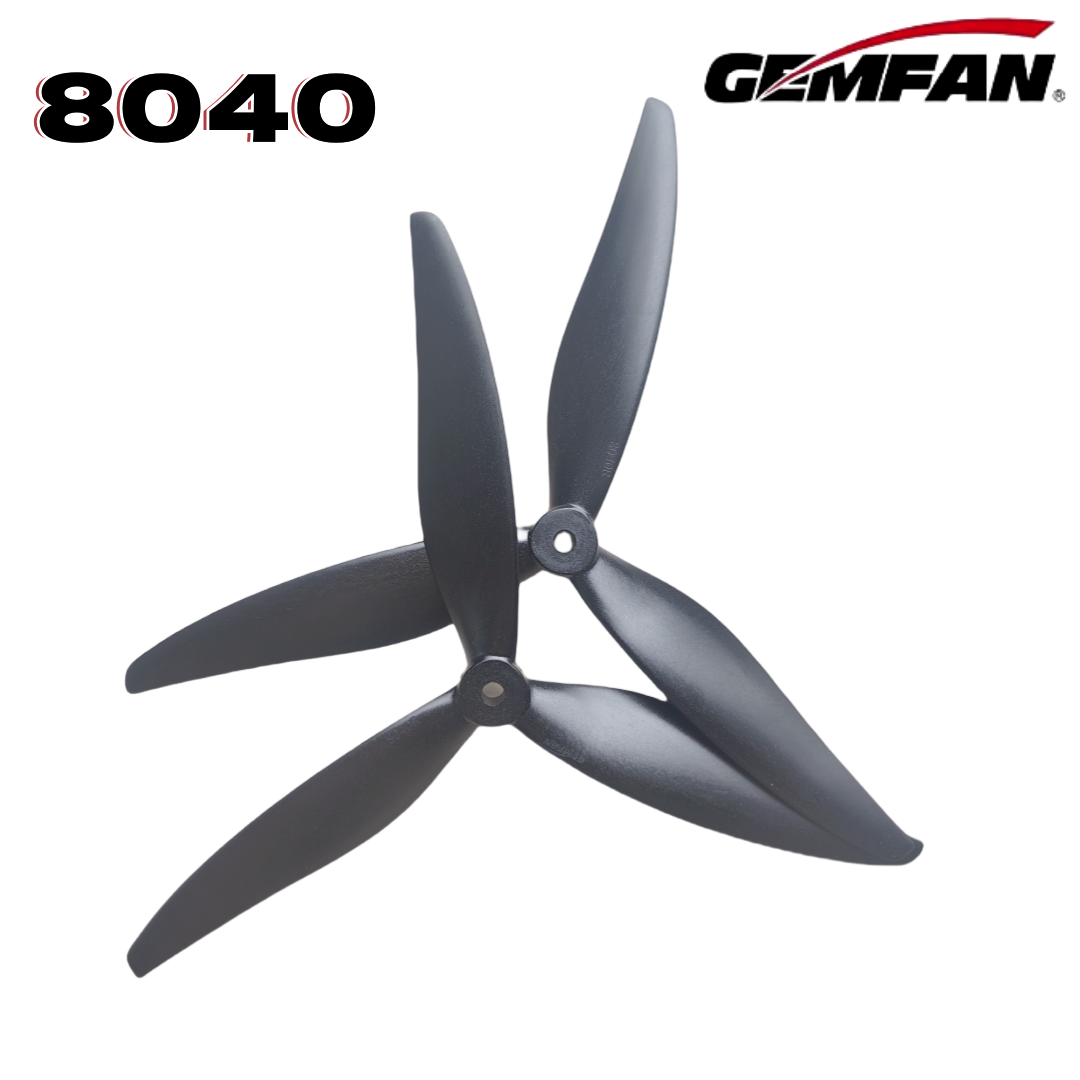 Fpv Drone Propeller - Gemfan 8040 8X4X3 3-blade 8 inç