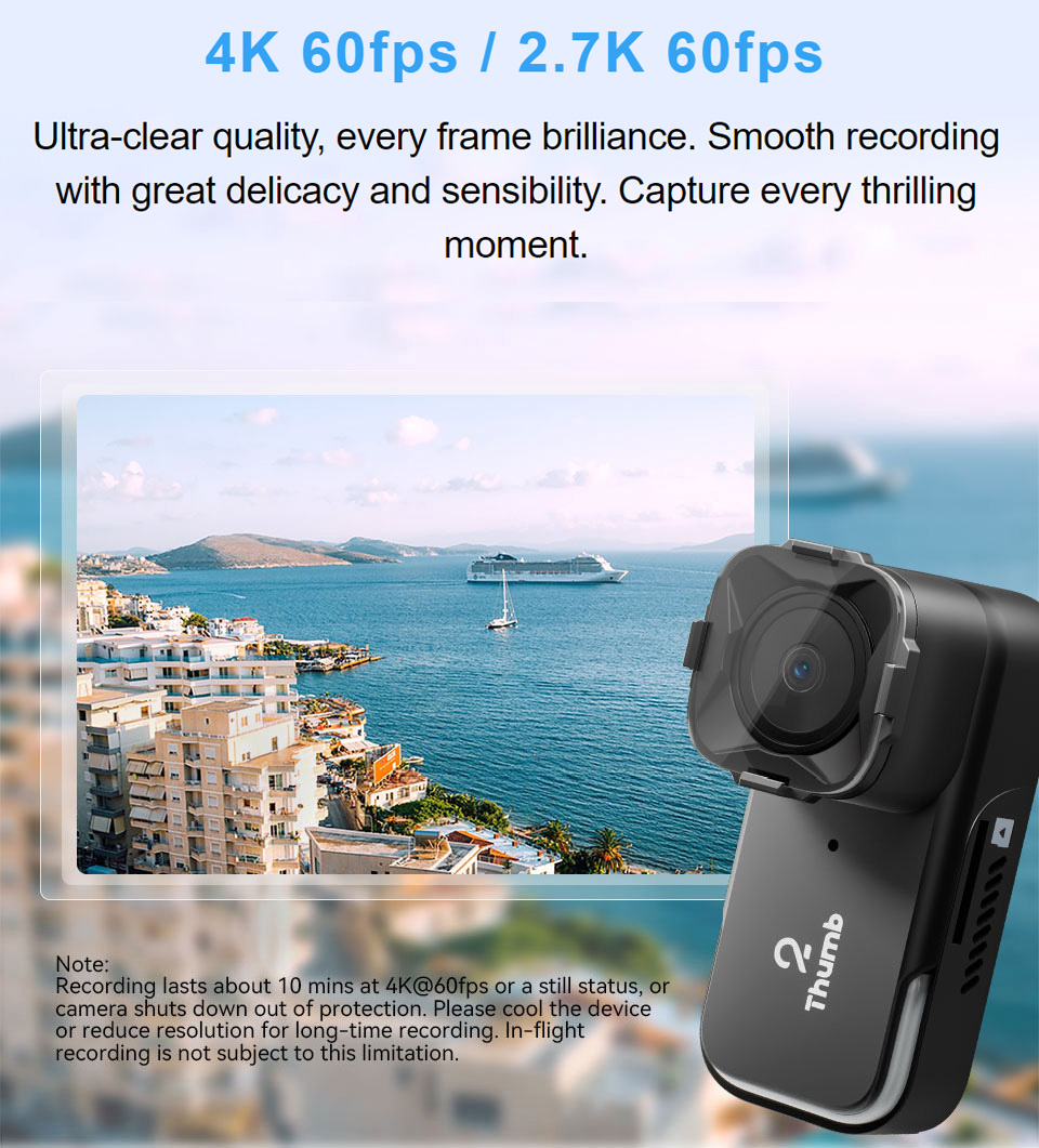 Fpv Drone Camera - Yeni Sürüm RunCam Thumb 2 4K