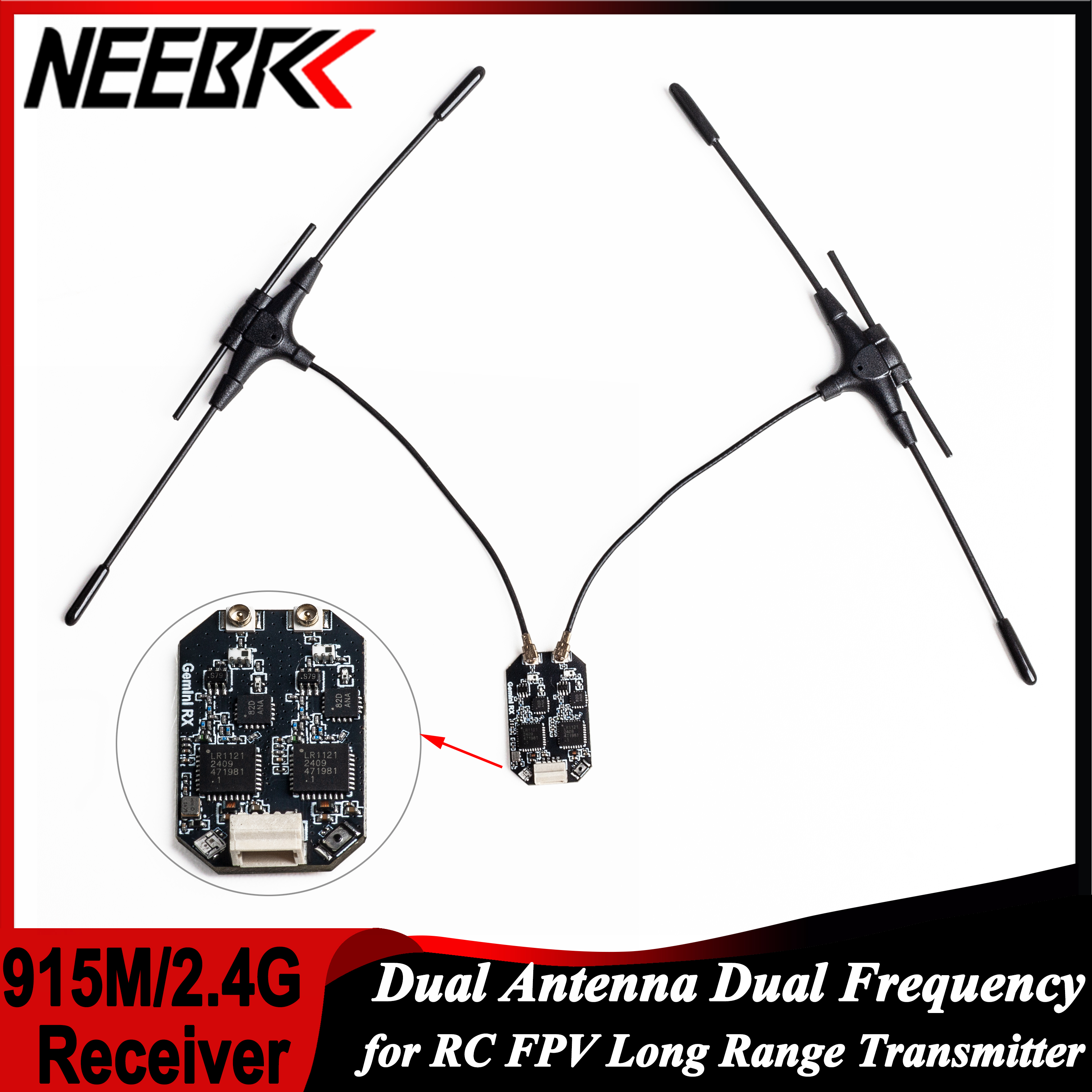 Fpv Drone Antenna - ELRS 915 MHz/2.4 GHz Gemini Çift