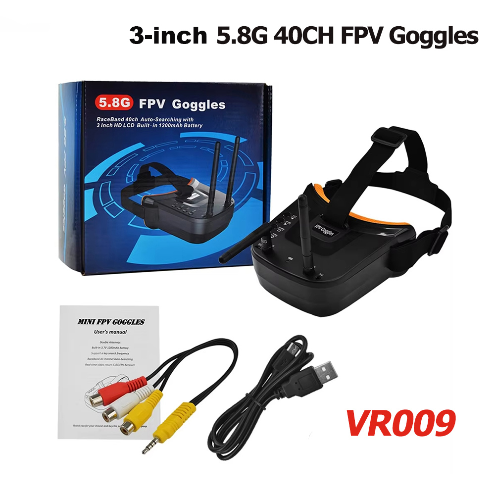 Fpv Drone Goggles - VR009 FPV Video Gözlükleri 3 İnç