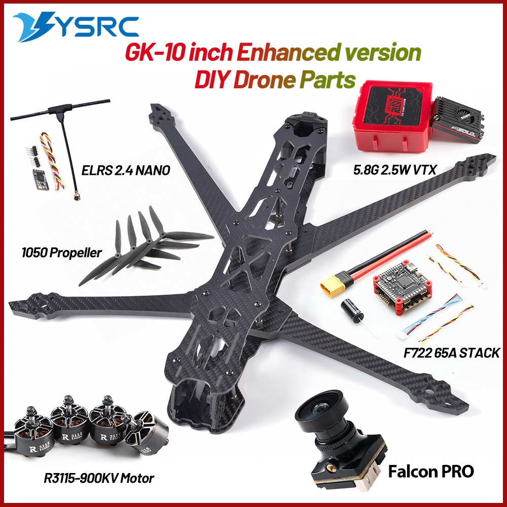 Fpv Drone Kit - GK-V3 10 inç 435mm Dingil Mesafesi
