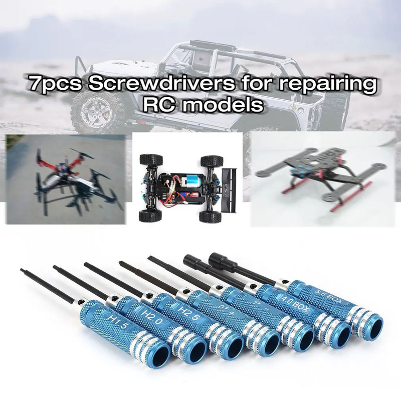 7 Parça 1.5 2.0 2.5mm RC Hex T - Fpv Drone Tool Kit incelemesi ve fiyatı