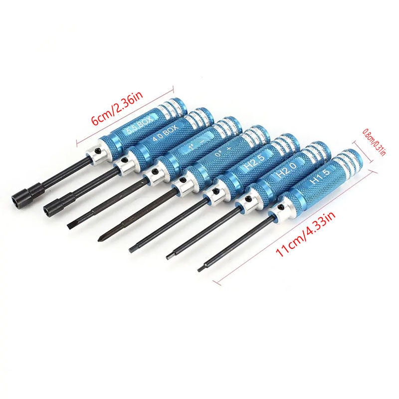 7 Parça 1.5 2.0 2.5mm RC Hex T - Fpv Drone Tool Kit incelemesi ve fiyatı