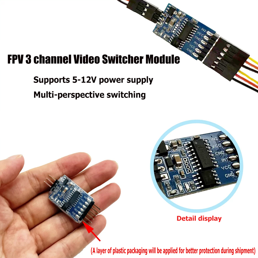 5.8G 3 Kanallı Video Değiştiri - Fpv Drone Battery incelemesi ve fiyatı