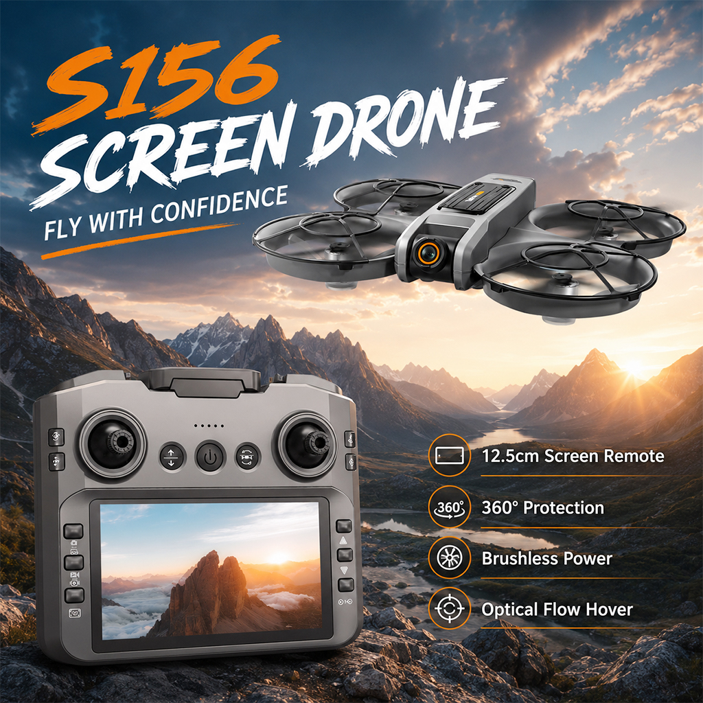 ZNLYRION S156 RC Drone 8K Çift - Fpv Drone Bag incelemesi ve fiyatı