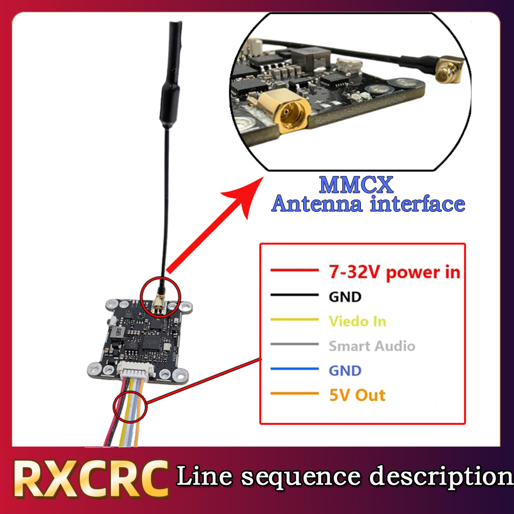 RXCRC 5.8G Modülü 48CH 1.6W VT - Fpv Drone Vtx incelemesi ve fiyatı