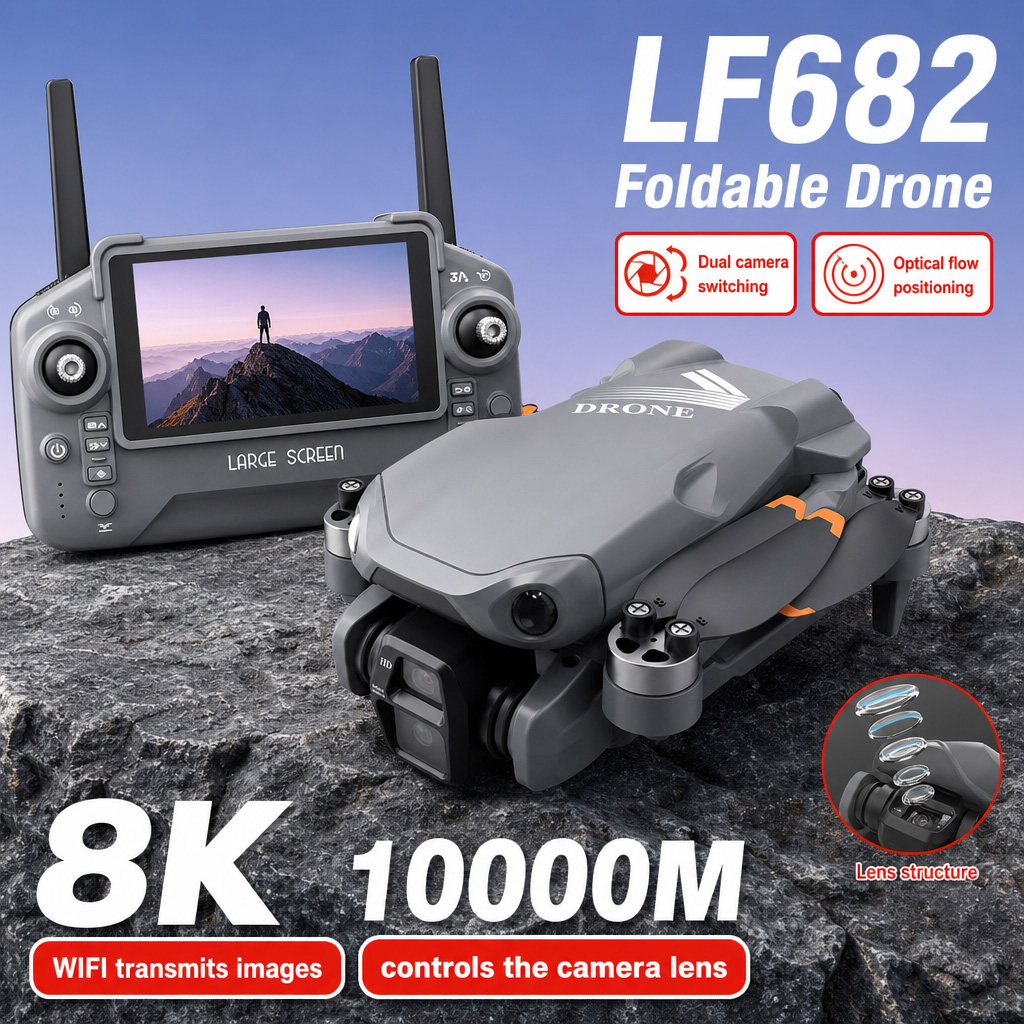 Hava Fotoğrafı LF682 Drone 8K  - Fpv Drone Charger incelemesi ve fiyatı
