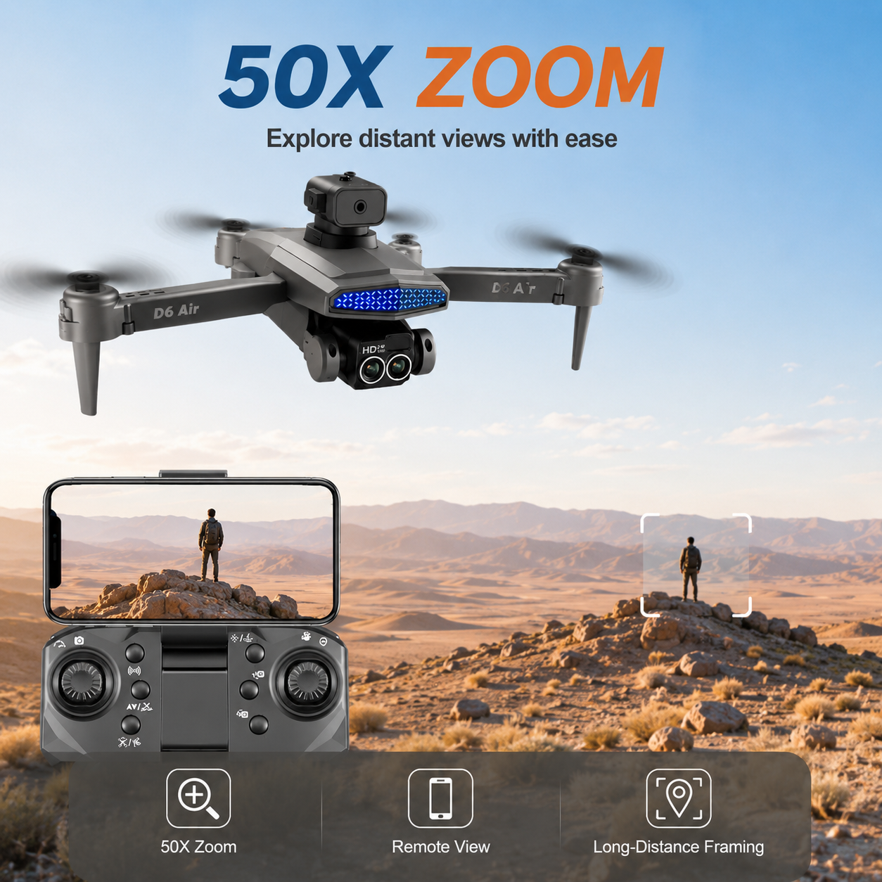 ZNLYRION D6 Hava Katlanabilir  - Fpv Drone Bag incelemesi ve fiyatı