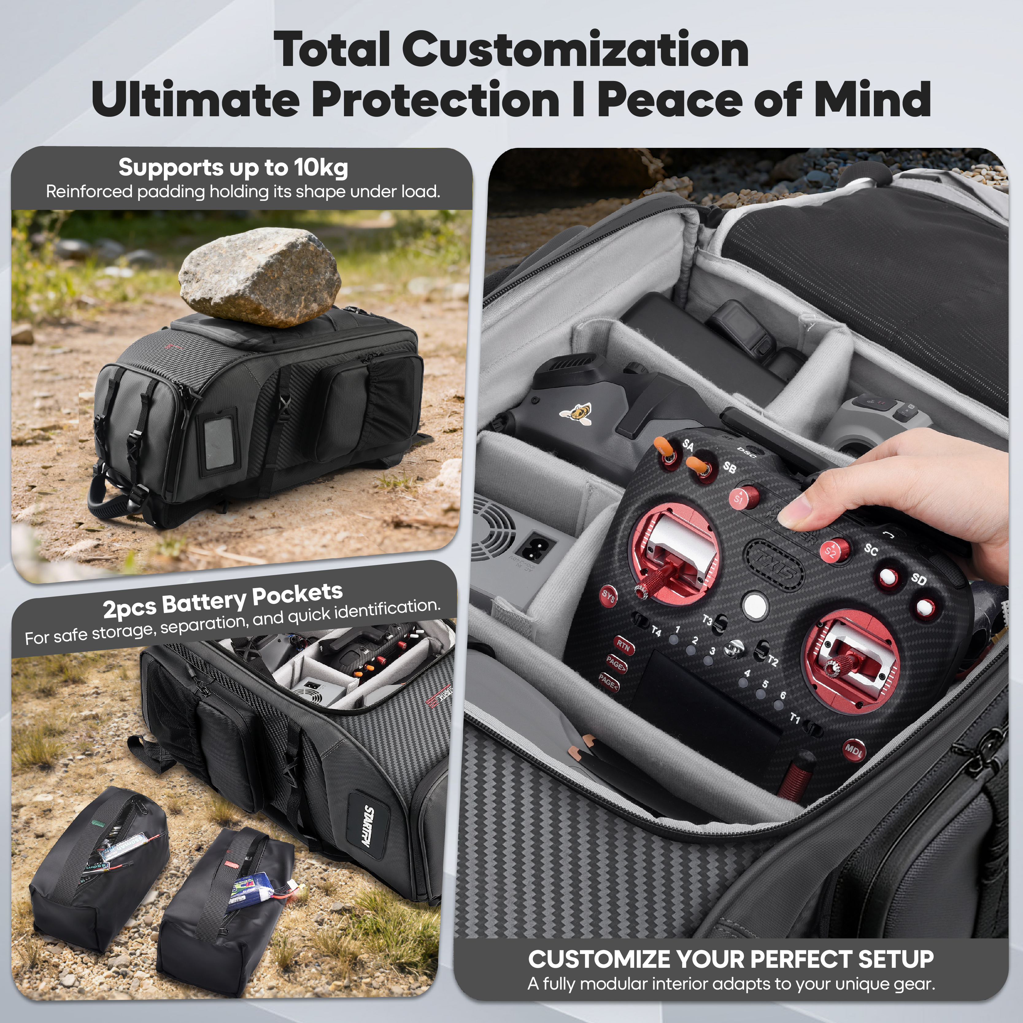 FPV Drone Sırt Çantası 40L Pro - Fpv Drone Bag incelemesi ve fiyatı