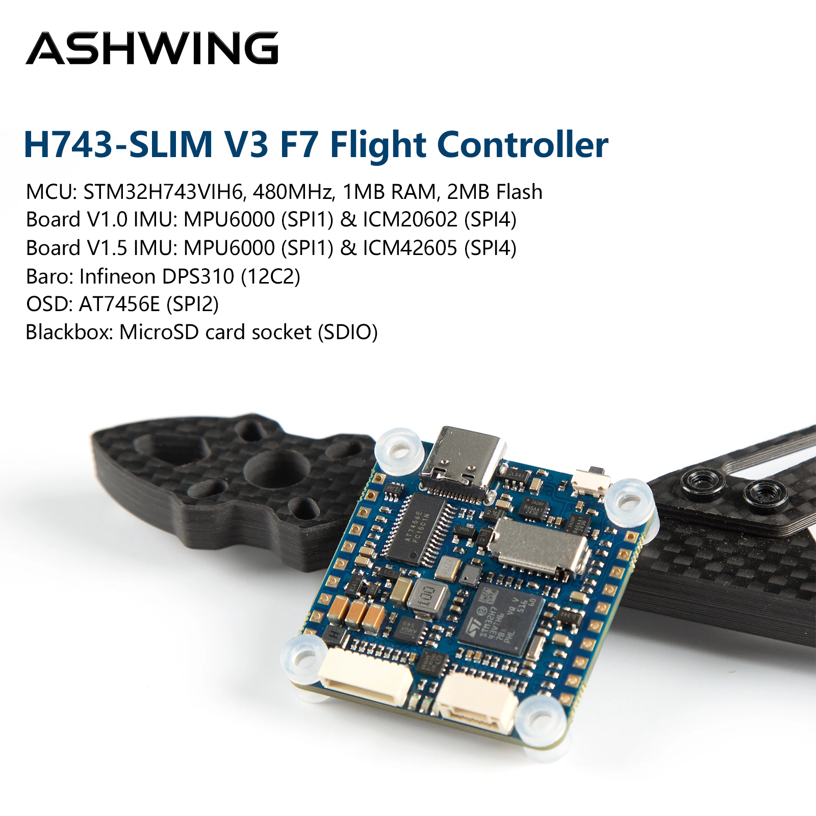 H743-SLIM V3 Uçuş Kontrol Ciha - Fpv Drone Flight Controller incelemesi ve fiyatı
