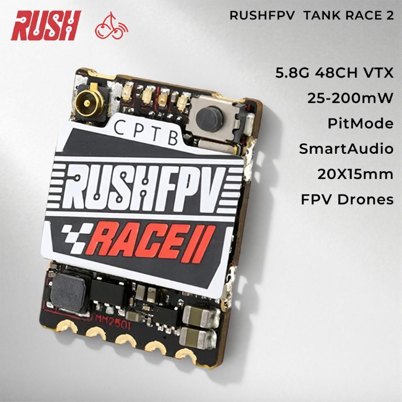 RushFPV 5.8GHz FPV VTX 48CH 25 - Fpv Drone Vtx incelemesi ve fiyatı
