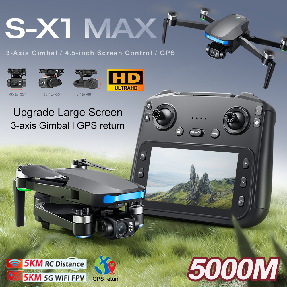 Yeni S-X1 MAX Drone GPS 8K Pro - Fpv Drone Charger incelemesi ve fiyatı
